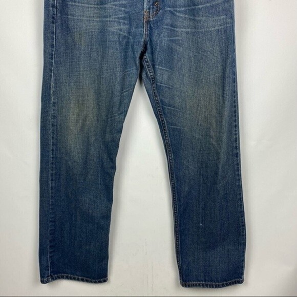 Levis 505 Jeans Mens Size 33x30 Regular Fit Denim Pants Pockets Straight Leg - Picture 8 of 12